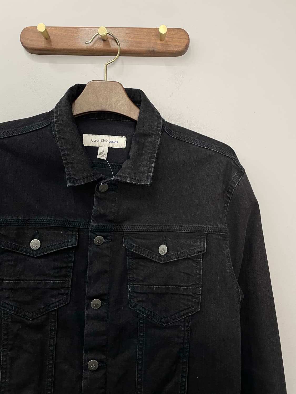 캘빈클라인 진스 블랙 데님 자켓 H1679 상품이미지3