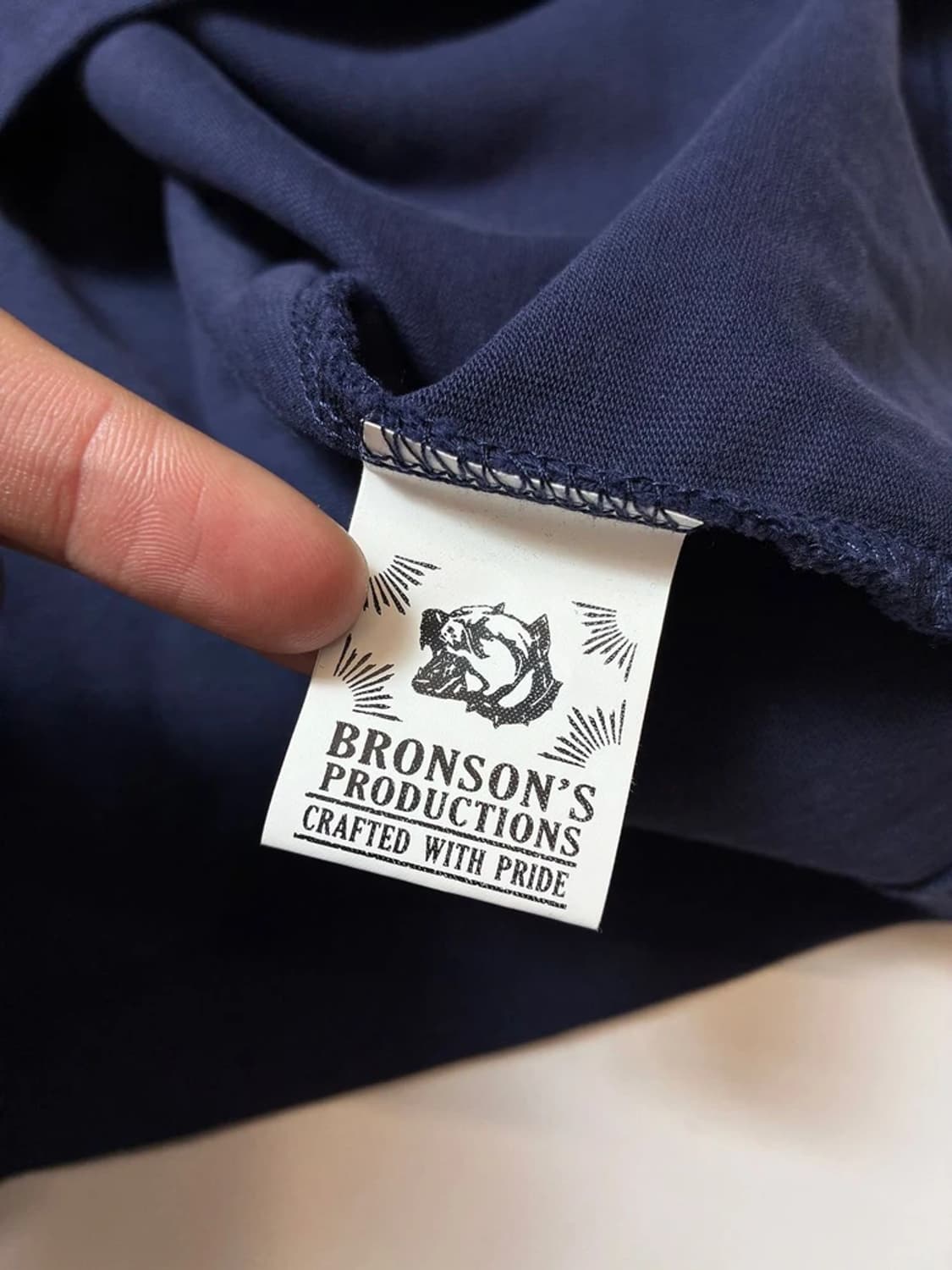 브론슨 21ss 올드타임 헤비코튼 헨리 숏 슬리브 PN8578 상품이미지7