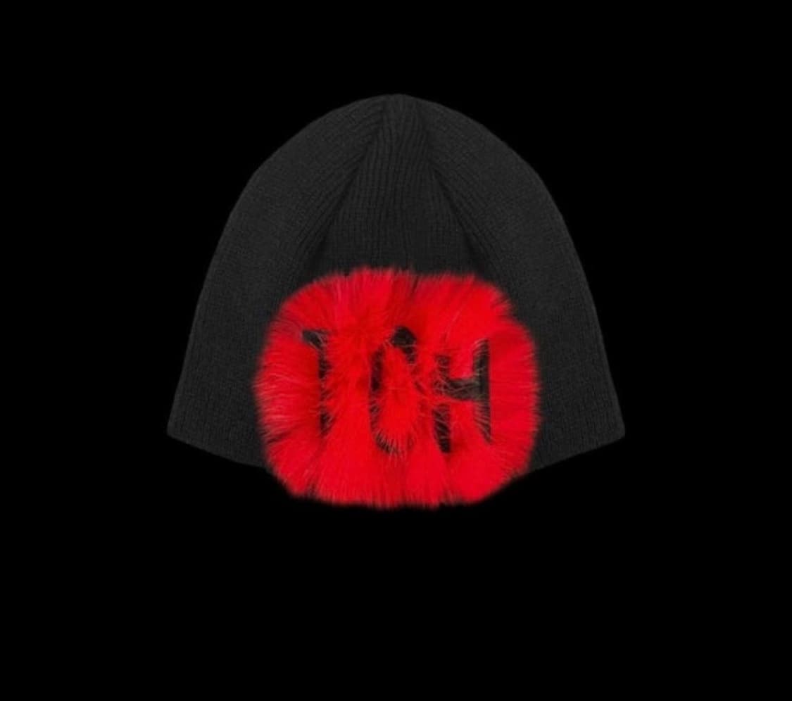 새상품 TOH 티오에이치 레드퍼 비니 블랙 상품이미지1