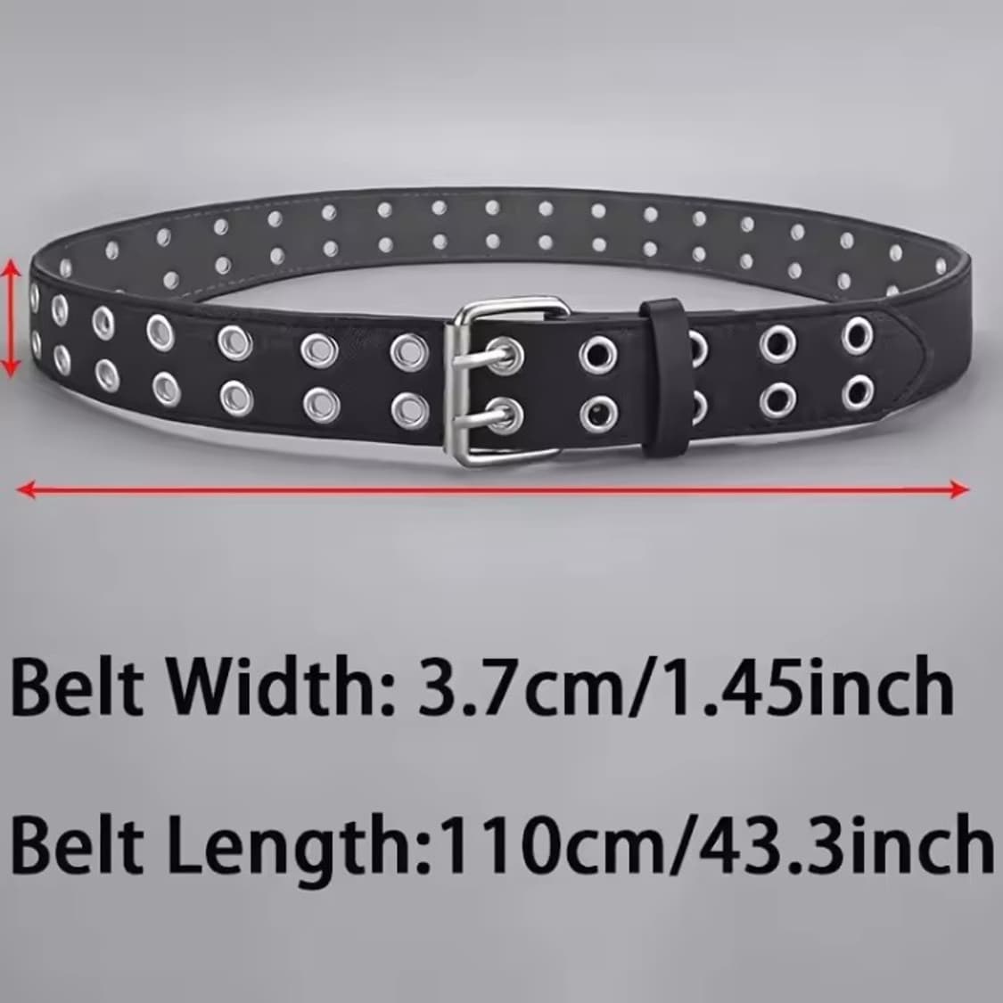 더블 아일렛 벨트 상품이미지3