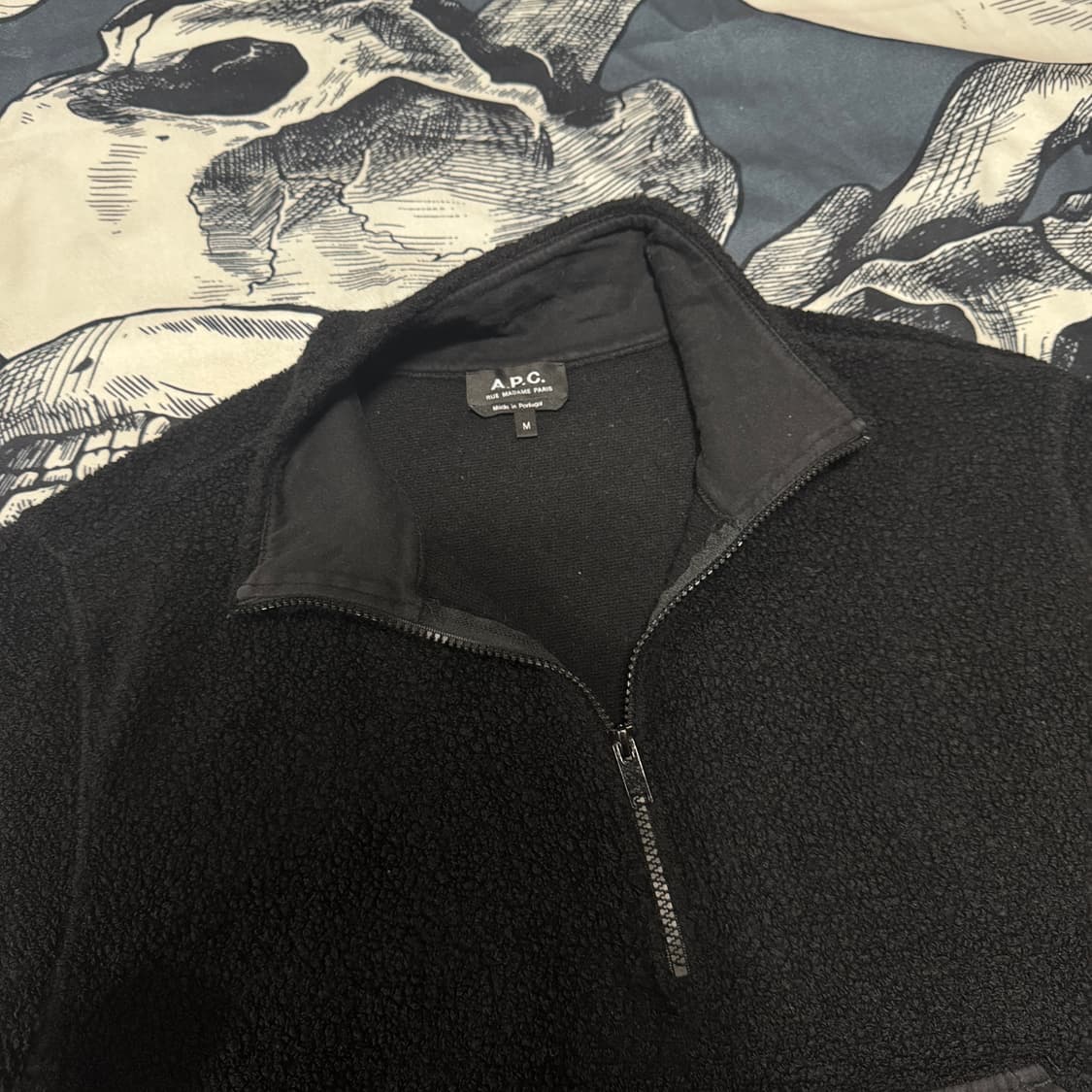 APC 아페쎄 뽀글이 아노락 반집업 M사이즈  상품이미지2