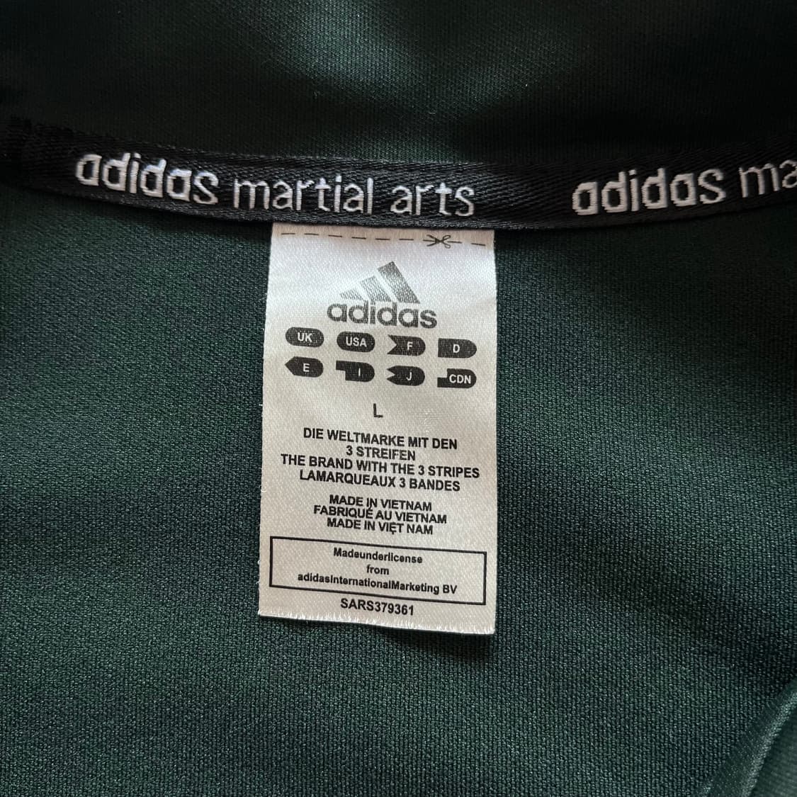 아디다스 그린 마샬아츠 트랙탑 져지 상품이미지5