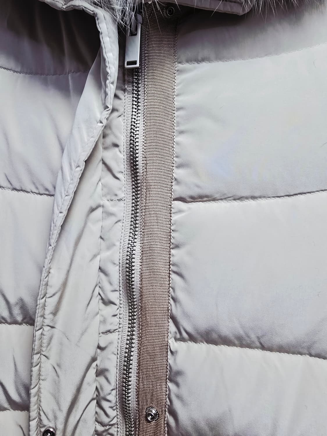 LBL 사가폭스퍼 롱패딩 베이지 상품이미지4