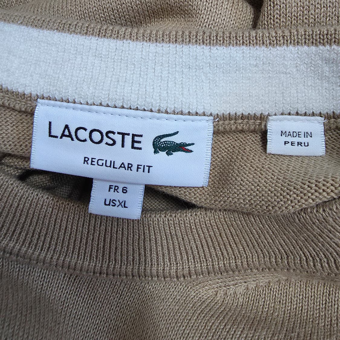 (XL)라코스테 라운드넥 니트  상품이미지4