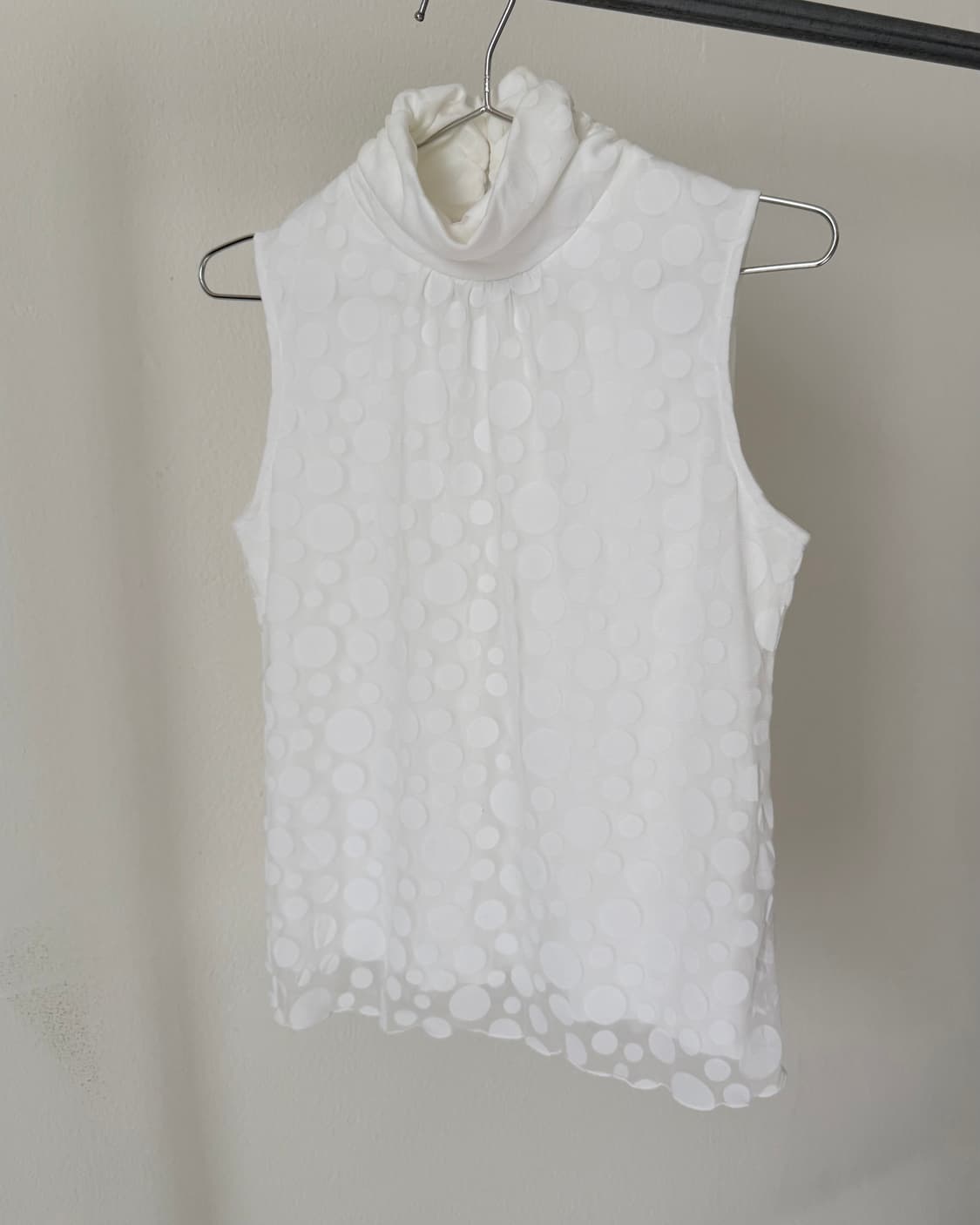 빈티지 도트 슬리브리스 상품이미지2