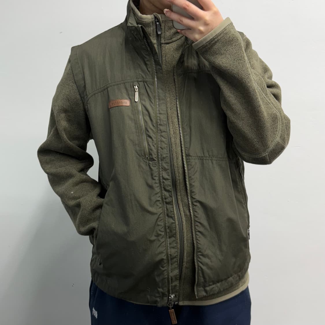 [XL] 몽벨 카키 경량 베스트 상품이미지1