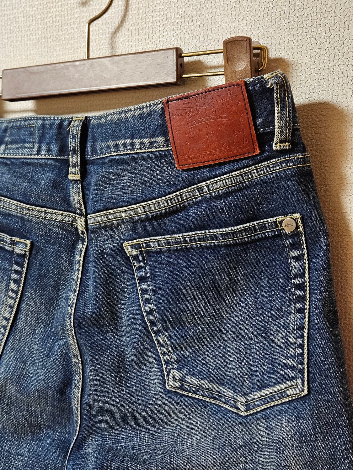 모드나인 펑크타운 슬림 스트레이트 진 청바지 상품이미지4