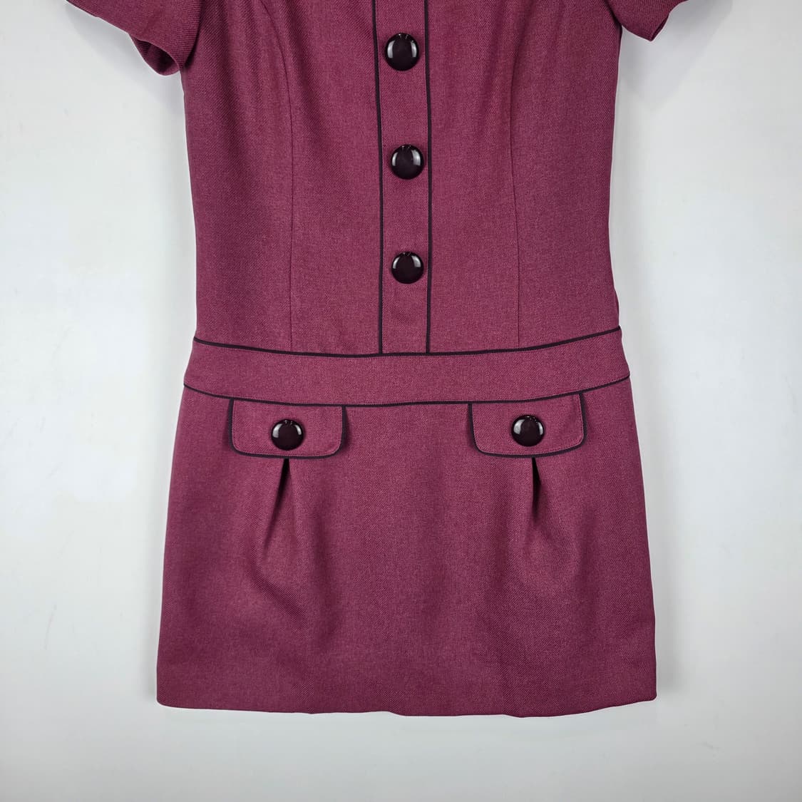 마젠타 핑크 글램 미니원피스 상품이미지4