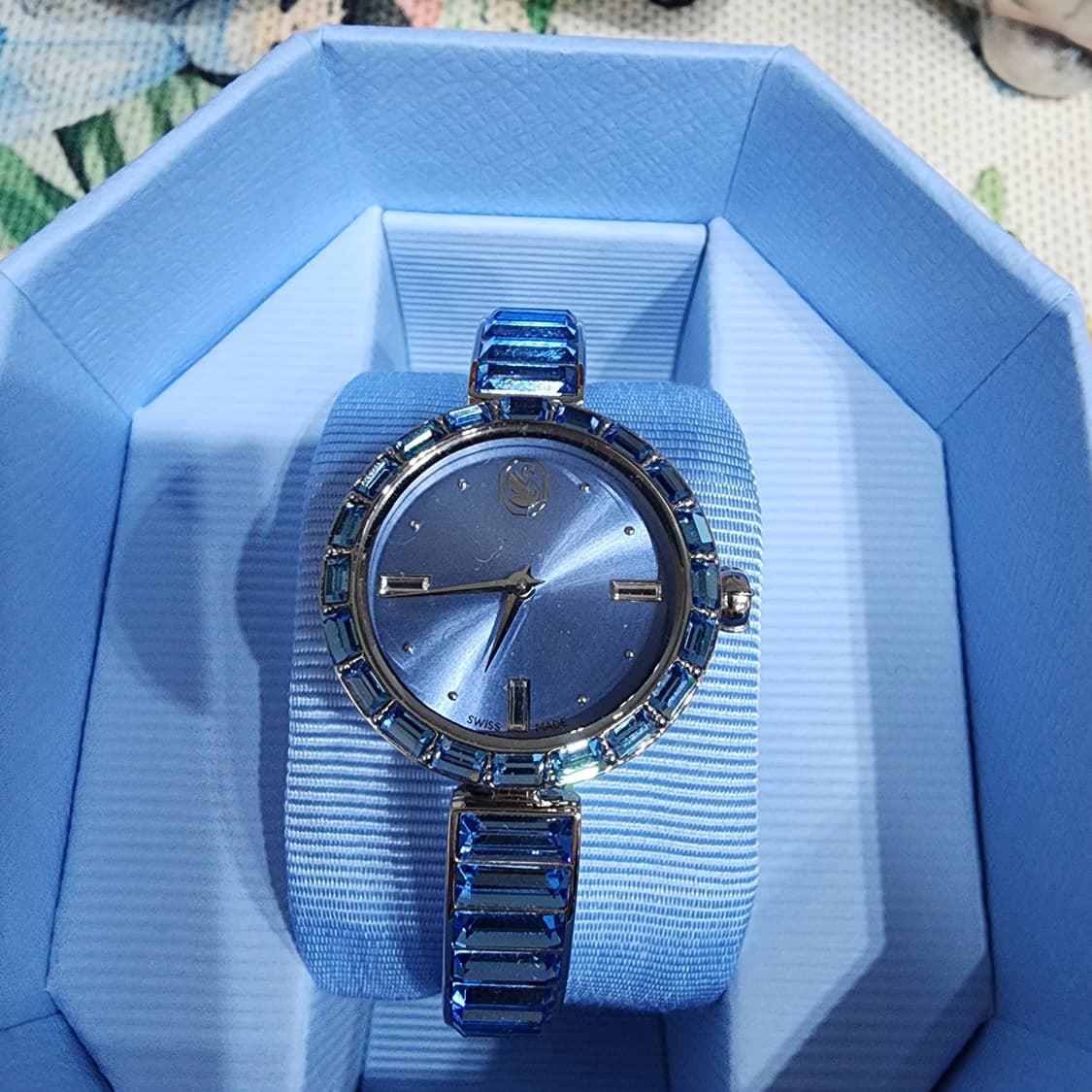 스와로브스키 Matrix Bangle 워치 블루 판매합니다 상품이미지2