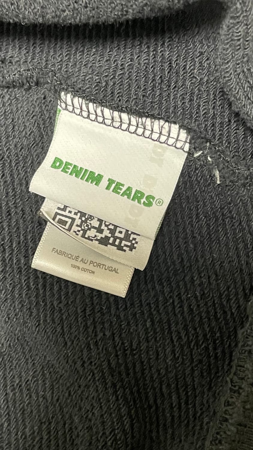 (한국xl정도)데님티어스 후드집업 블랙 xxl 상품이미지5