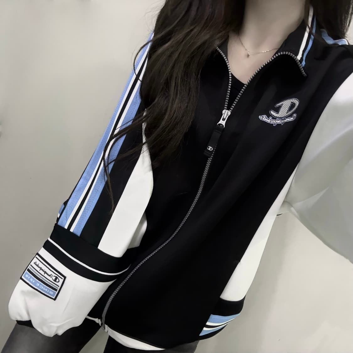 챔피온 1919 블랙 스카이화이트 져지 상품이미지2