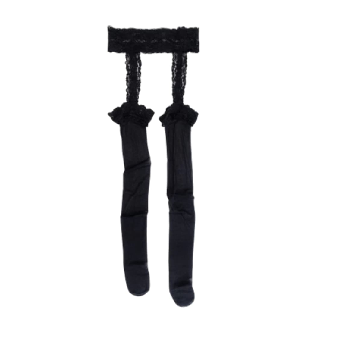 FAERIE sheer lingerie stocking black 상품이미지1