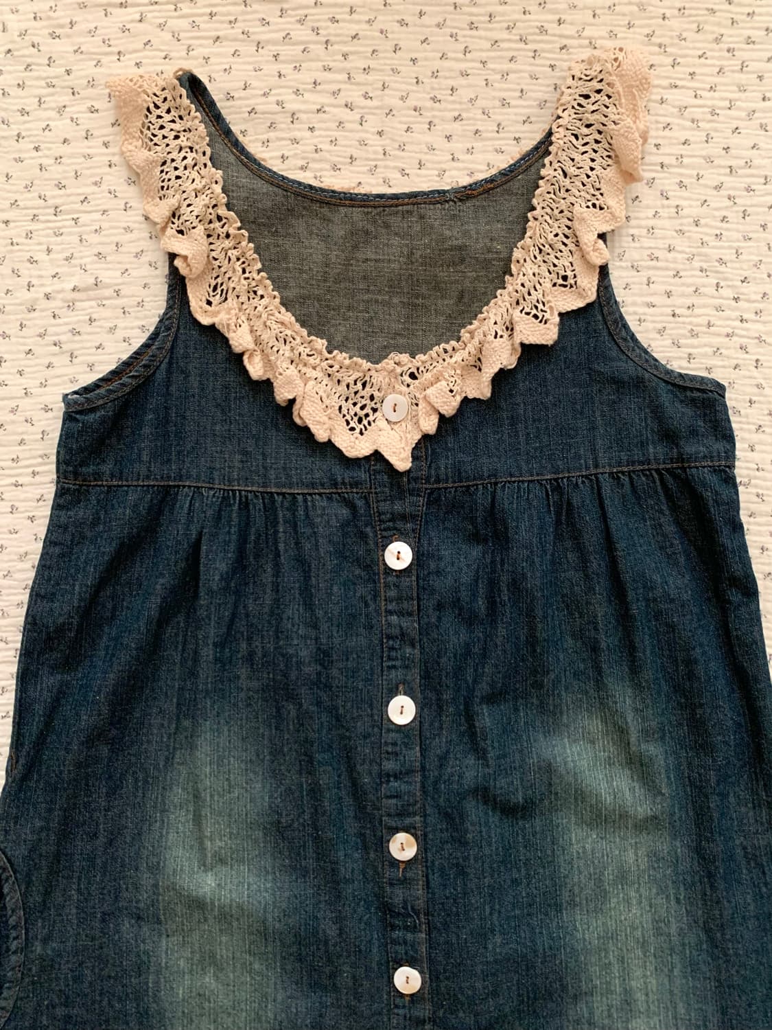 크로쉐 모리 데님 원피스 상품이미지2