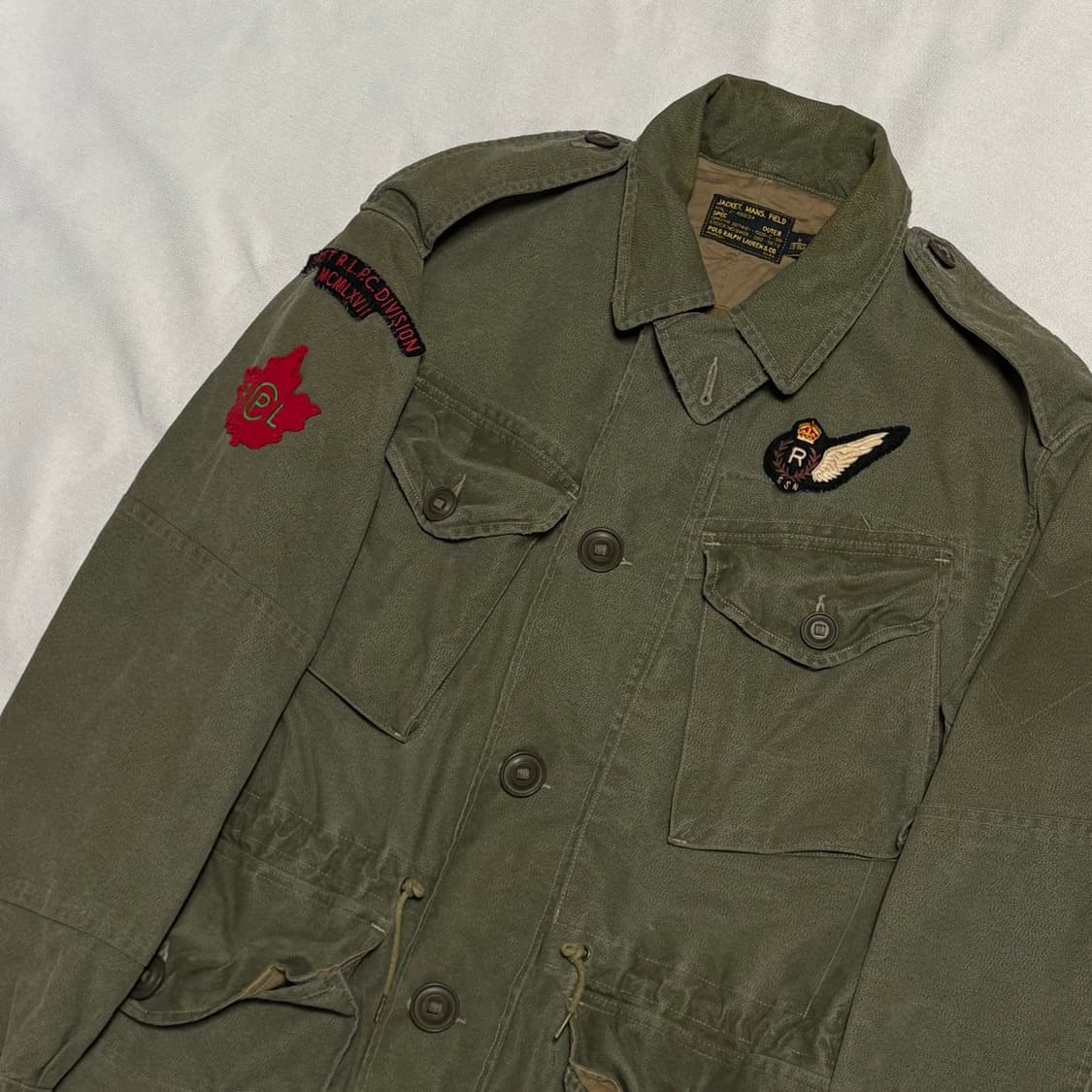 M 폴로랄프로렌 카키 메이플 컴뱃 필드 자켓 상품이미지1