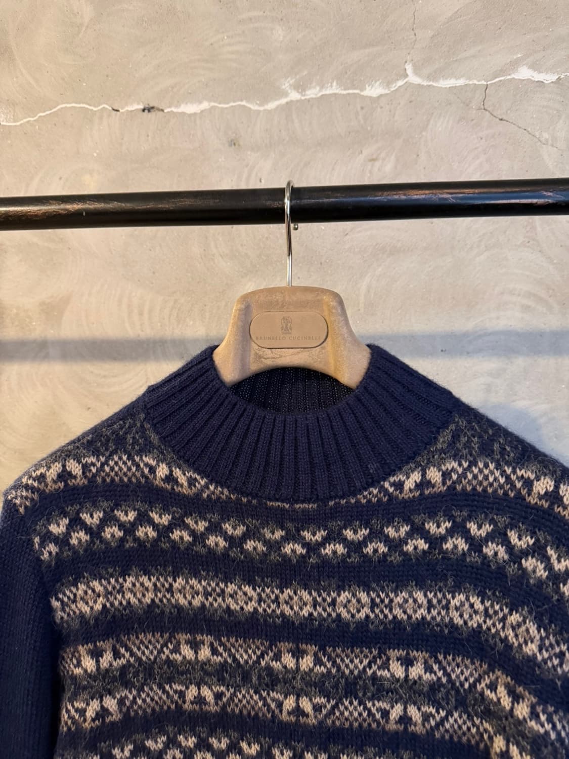 아페쎄 모호크넥 페어아일 니트 100 상품이미지3