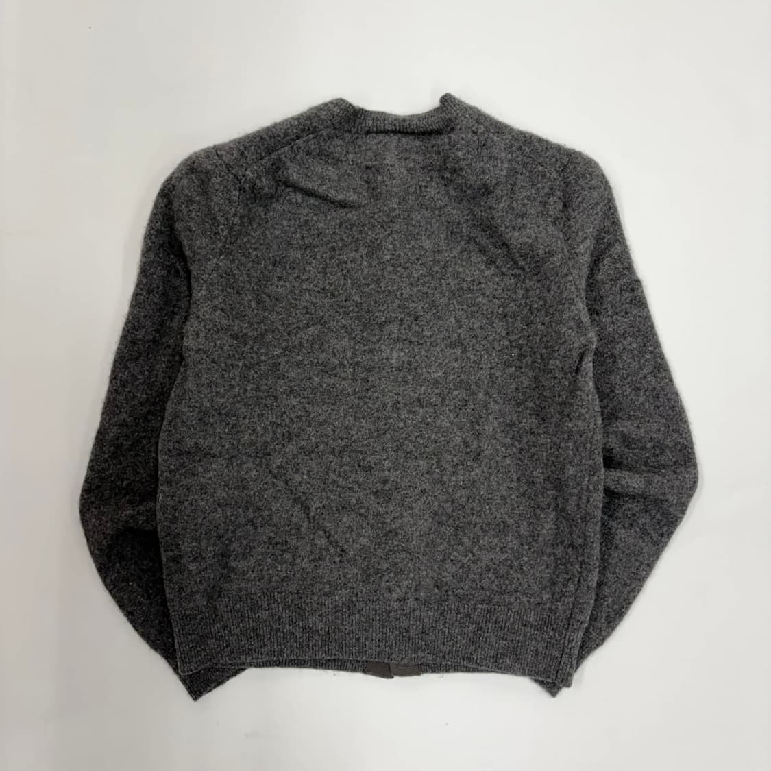 꼼데가르송 더블 와펜 램스울 걸즈 니트 가디건(M) 상품이미지2