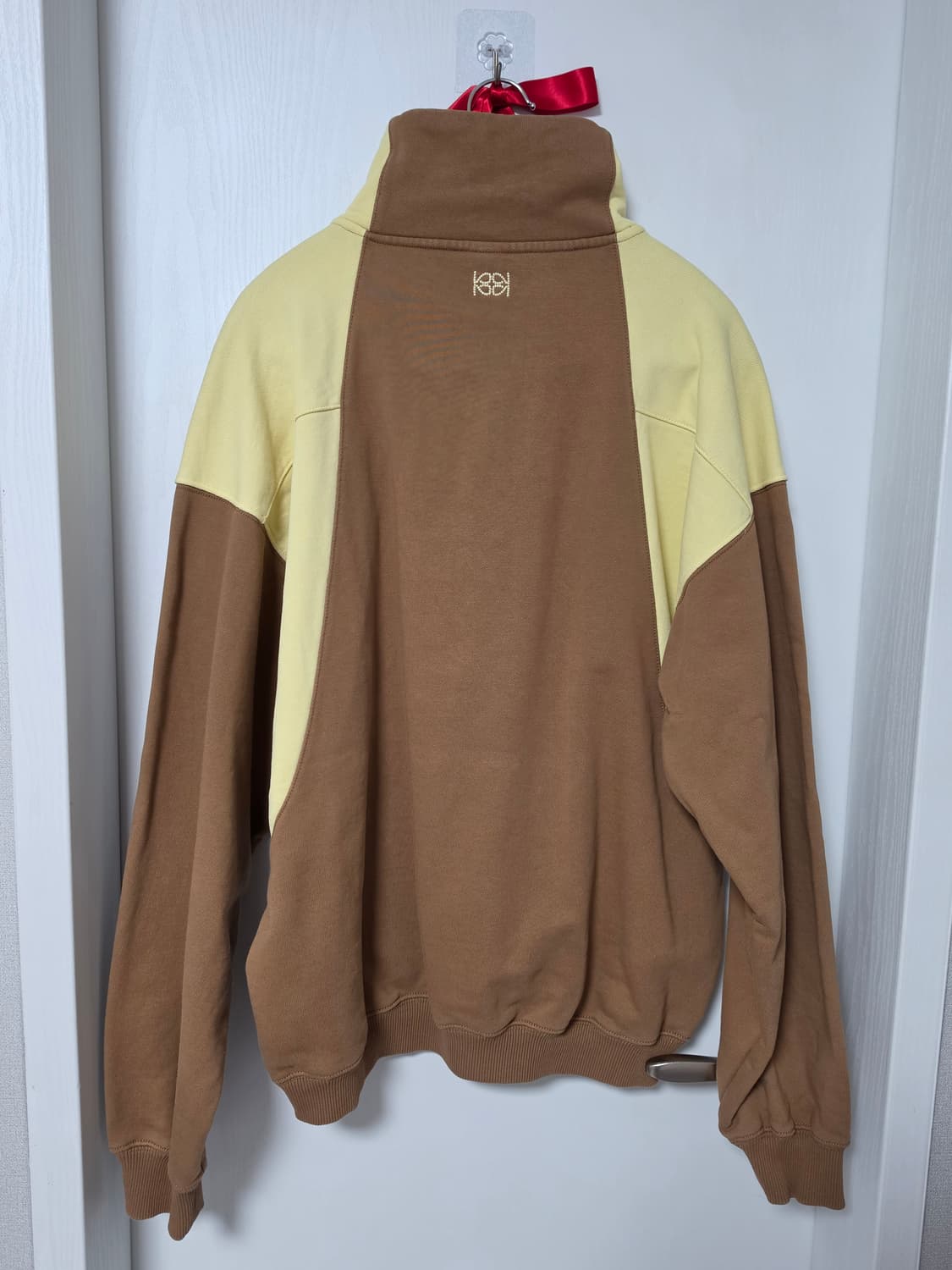 kijun 기준 하프 집업 풀오버 L 카멜옐로우 초코바나나 상품이미지1