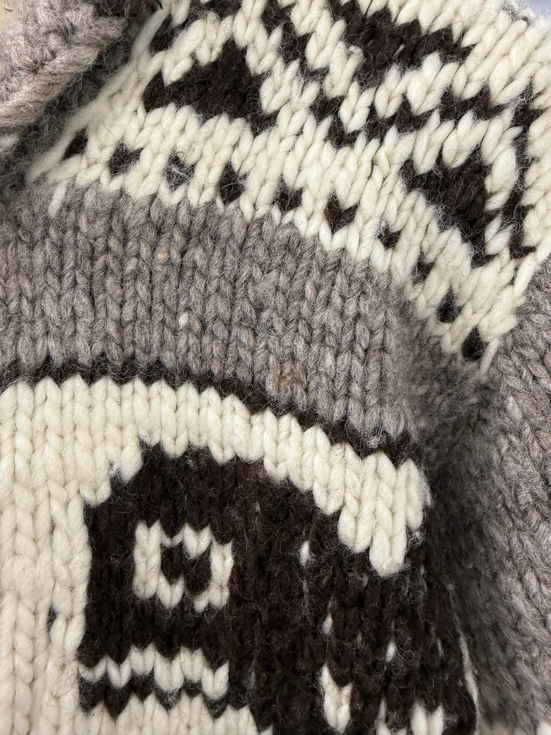 COWICHAN INDIAN 캐나다 코위찬 인디언 스웨터 자켓  상품이미지4