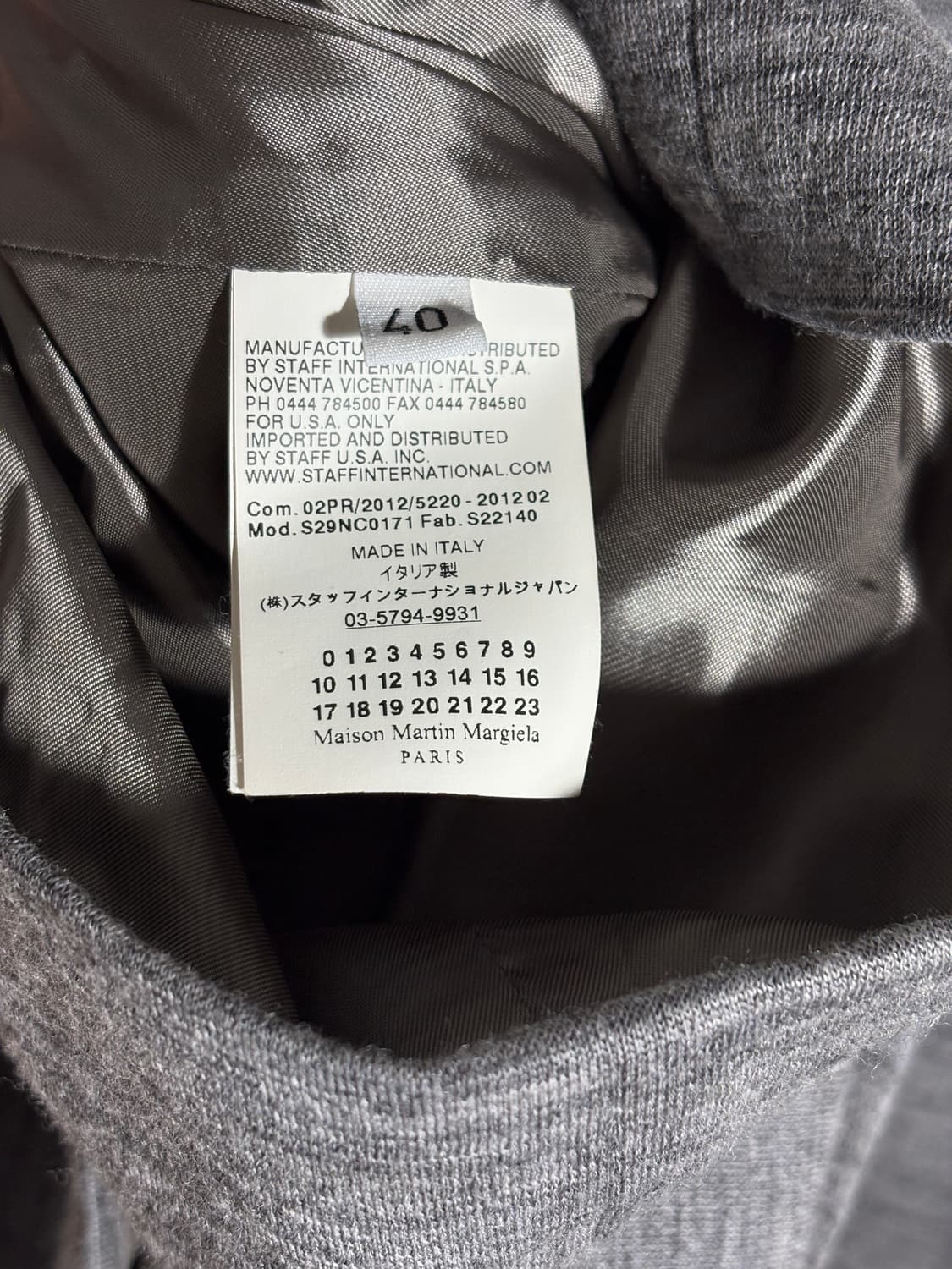(W) [40] 마틴 마르지엘라 울 롤 넥 탑 상품이미지7