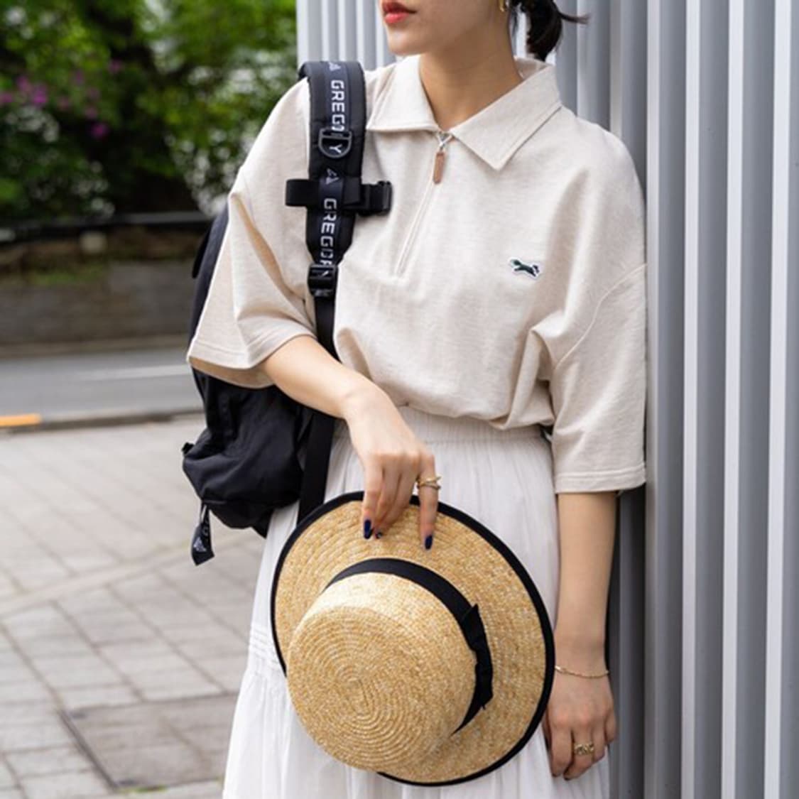 TOWN CRAFT Half Zip Polo Shirt 상품이미지4