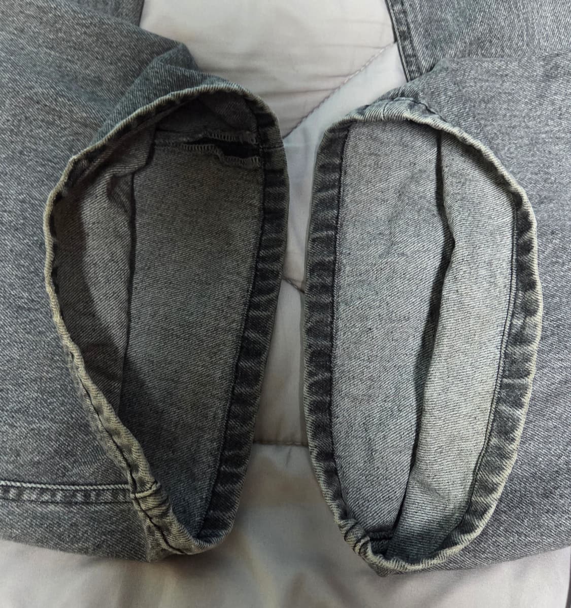 3) 해칭룸 와이드 커브 진 워시드 블랙 상품이미지3