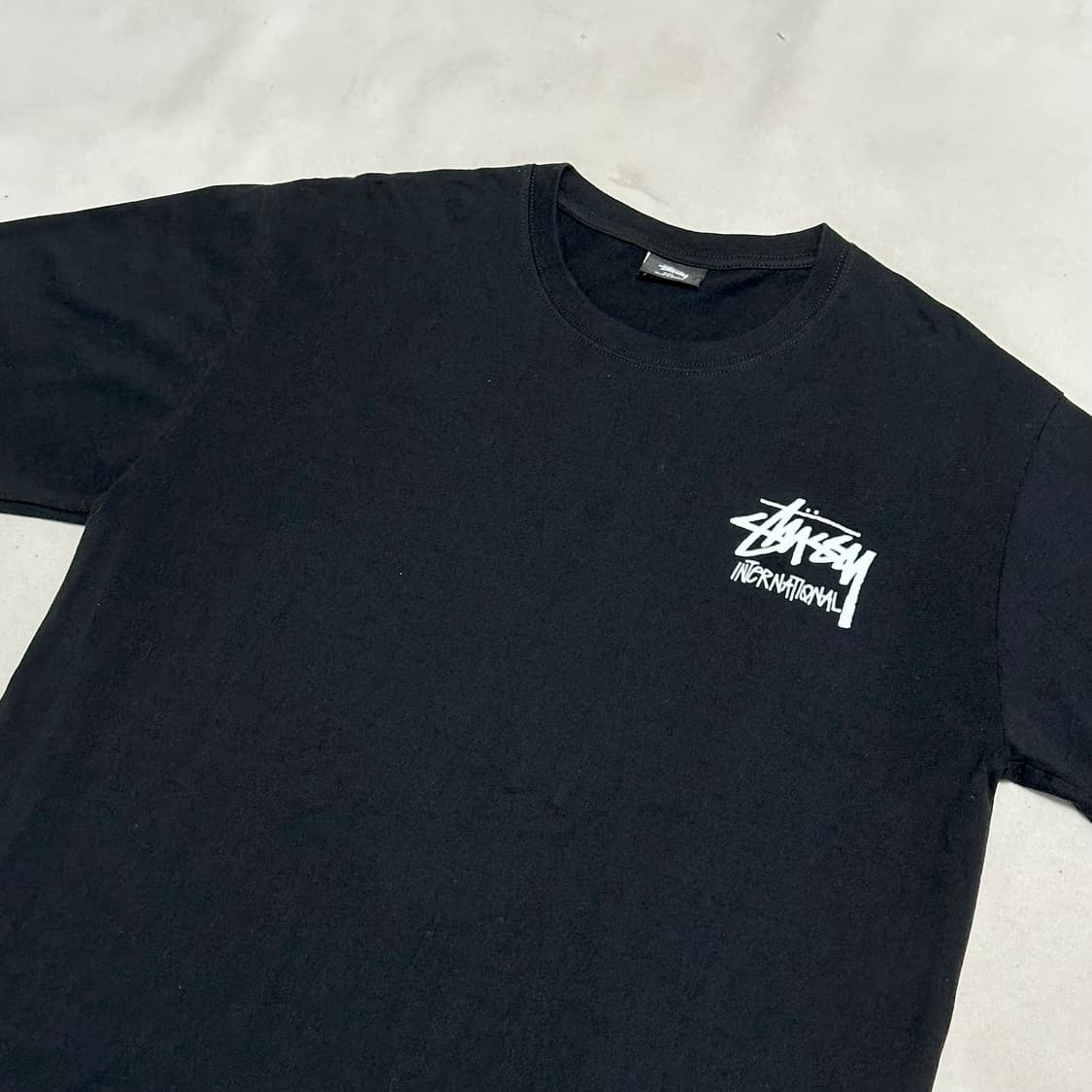 2XL 스투시 블랙 반팔티 상품이미지1