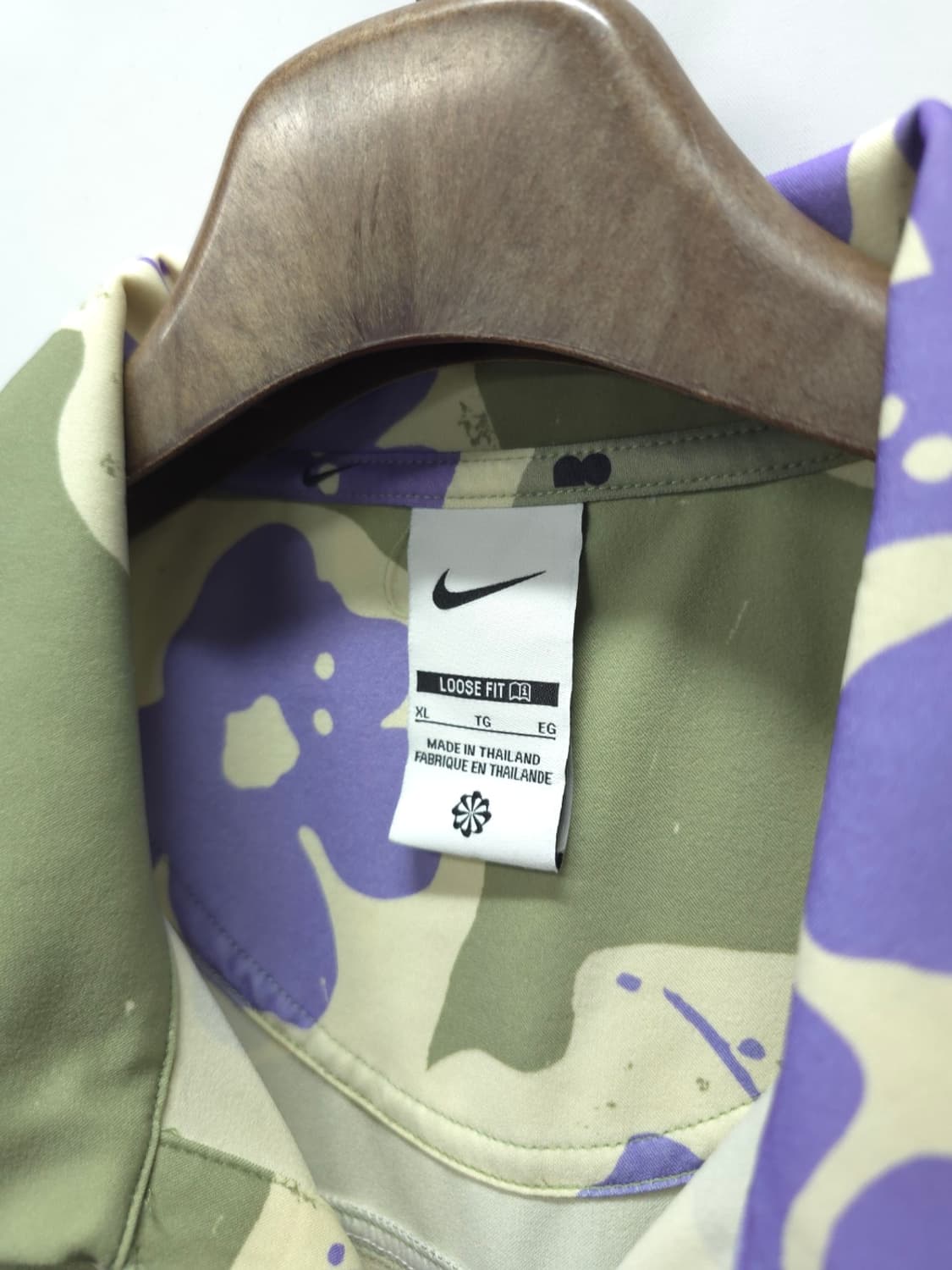 나이키 플라워 패턴 루즈핏 하와이안 반팔 셔츠 (~120)(빅사이즈) 상품이미지3