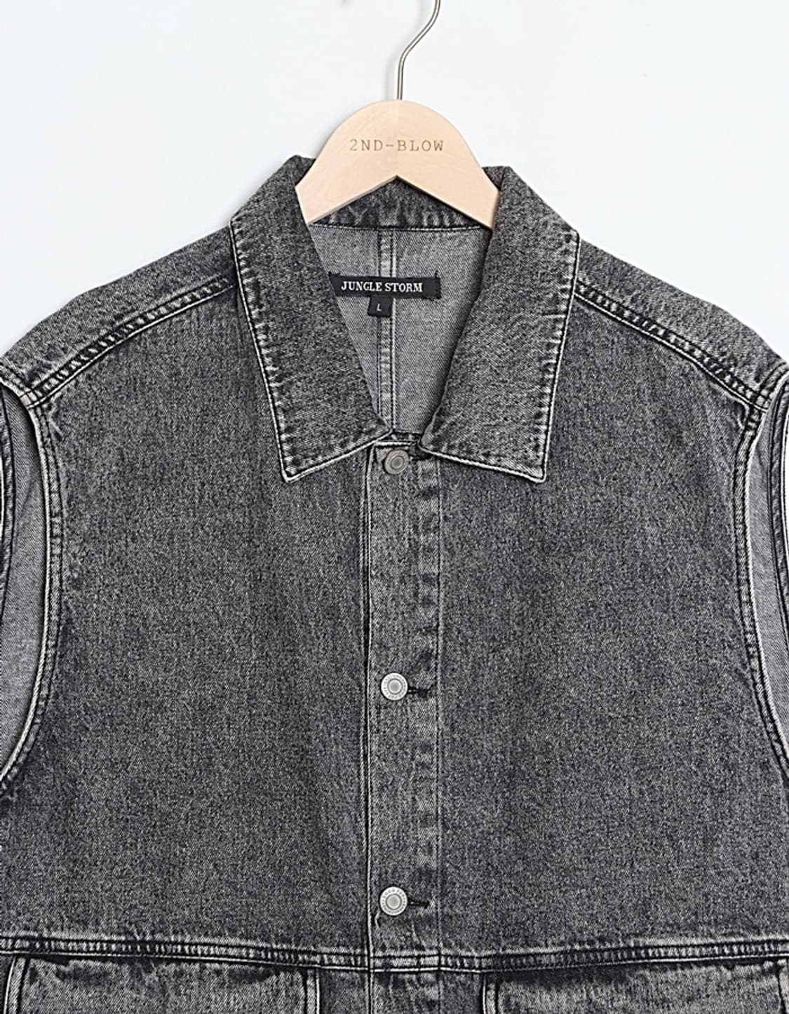  JUNGLE STORM Denim Vest 상품이미지2