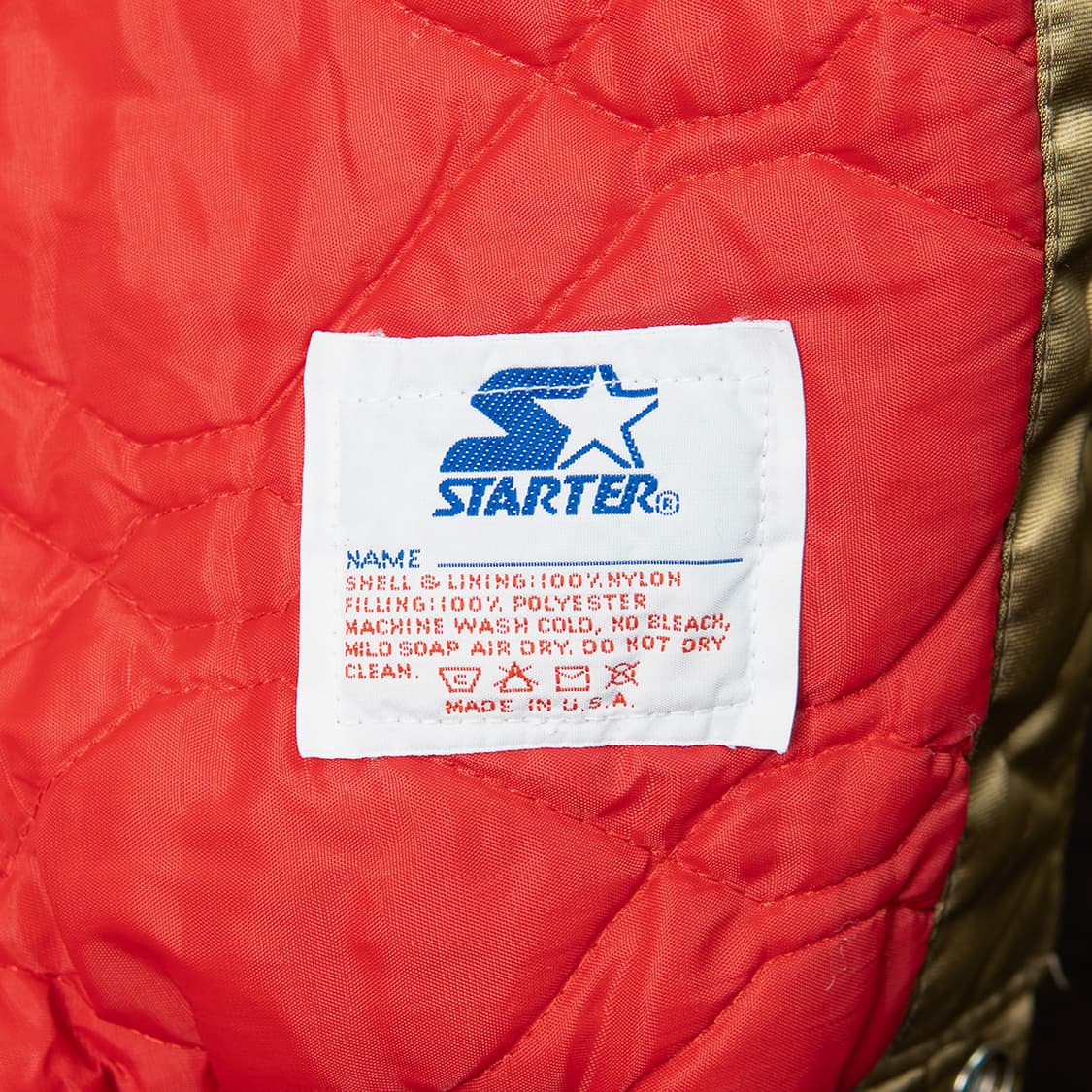 [105] 90s 스타터 USA 메이드 샌프란시스코 49ers 사틴 점퍼 상품이미지9