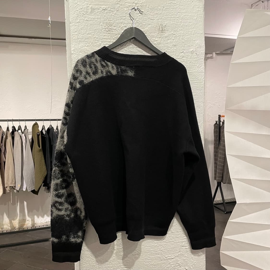 요지야마모토 Y-3 레오파드 니트 상품이미지3