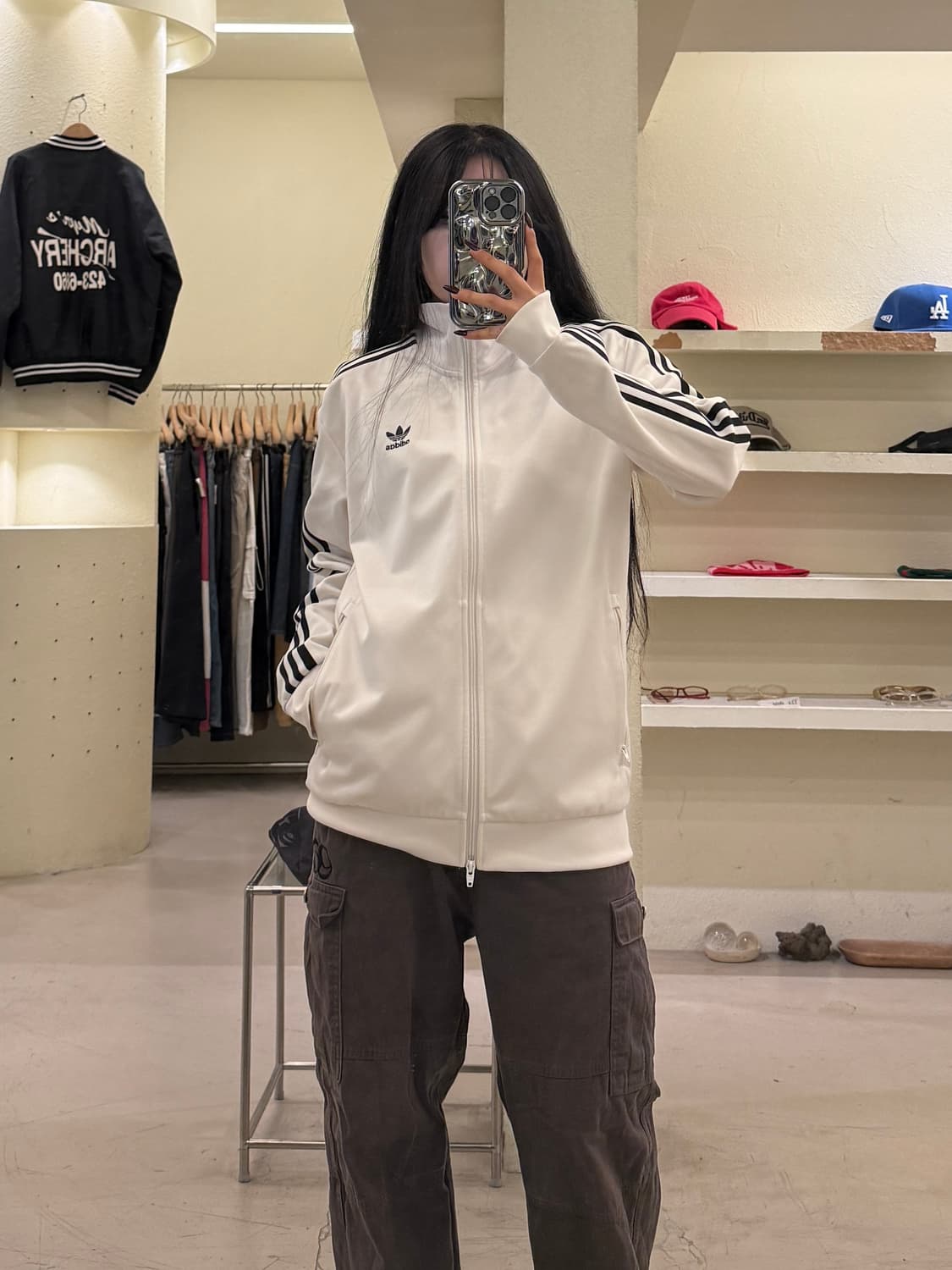 아디다스 파이어버드 트랙탑 화이트 U1583 상품이미지1