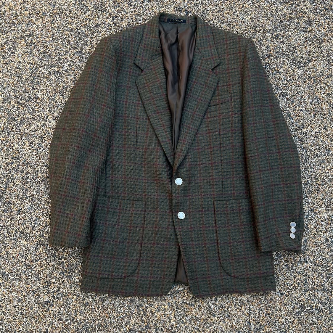 랑방(Lanvin) 글렌체크 블레이져 자켓 상품이미지1