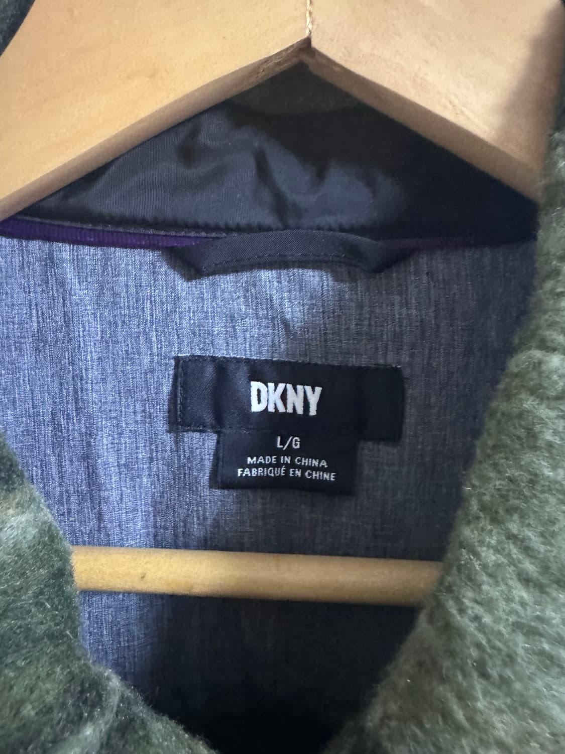 DKNY 체크 반코트 사이즈 L 상품이미지2