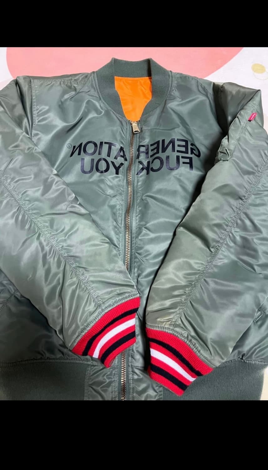 슈프림×언더커버 16fw 리버서블ma-1 올리브[XL] 상품이미지1