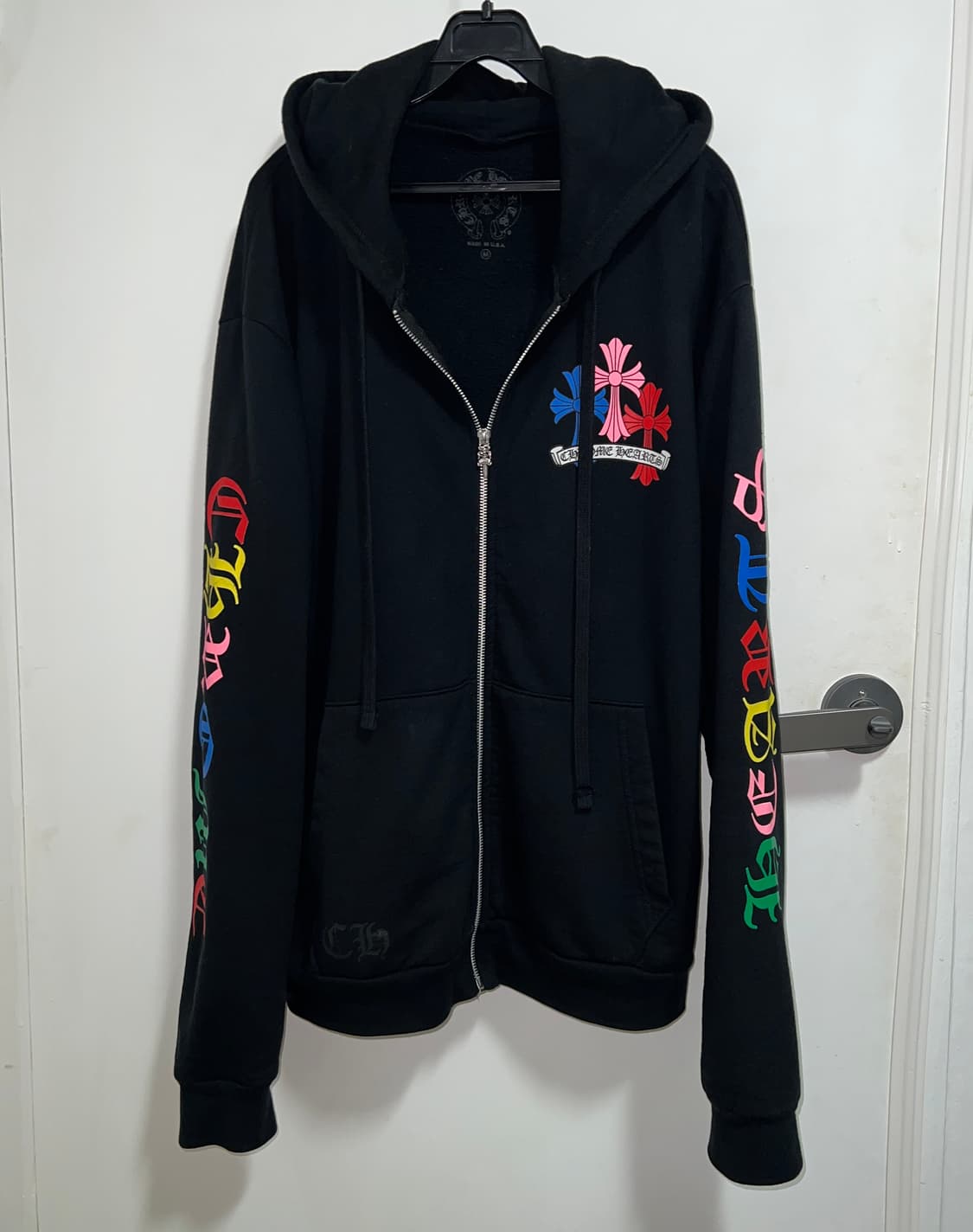 [M] 크롬하츠 멀티컬러 크로스 후드집업 초판 상품이미지3