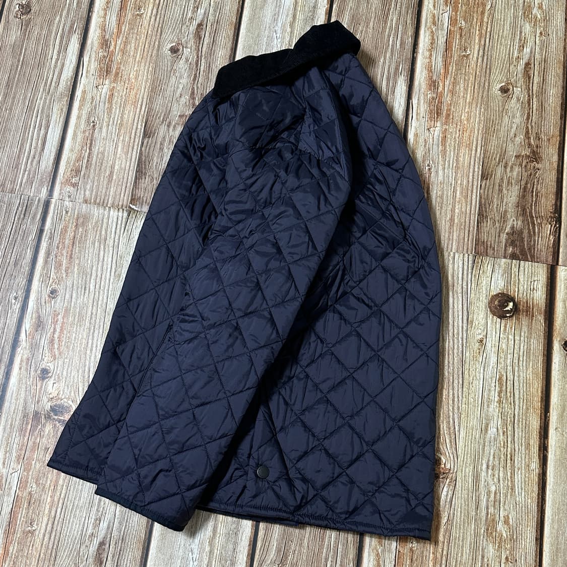 Barbour 바버 클래식 리데스데일 퀼팅 자켓 네이비 색상 XS사이즈 상품이미지3