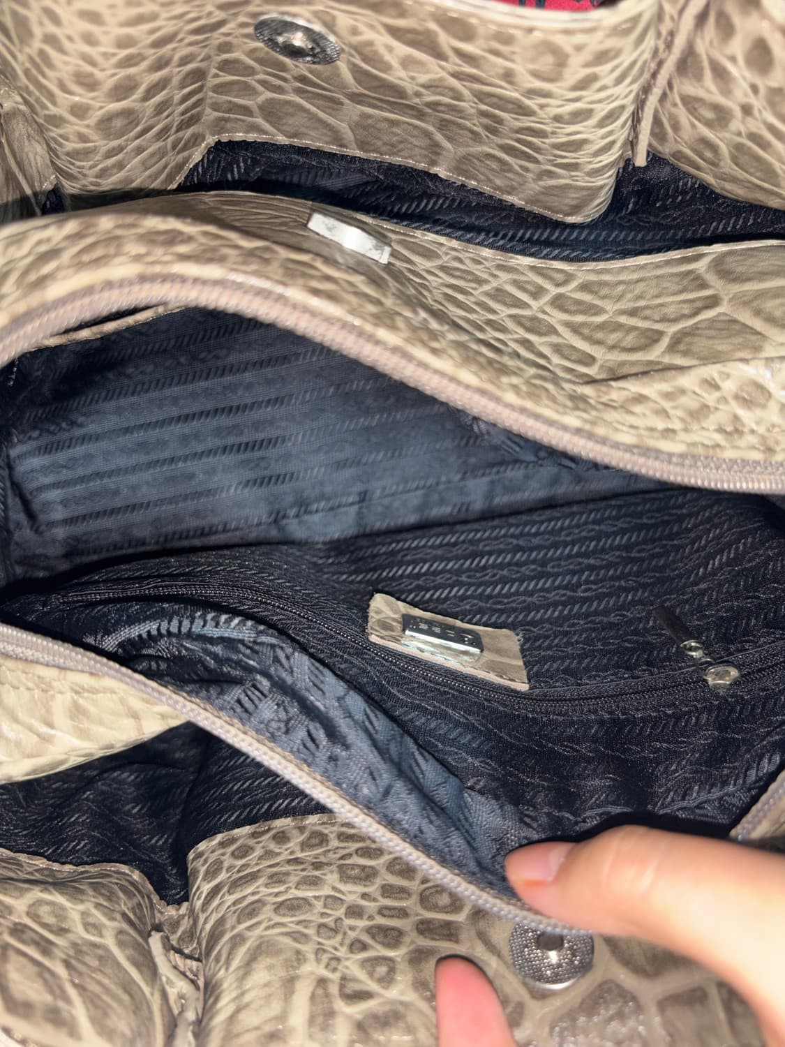 snake pattern vintage bag 상품이미지5