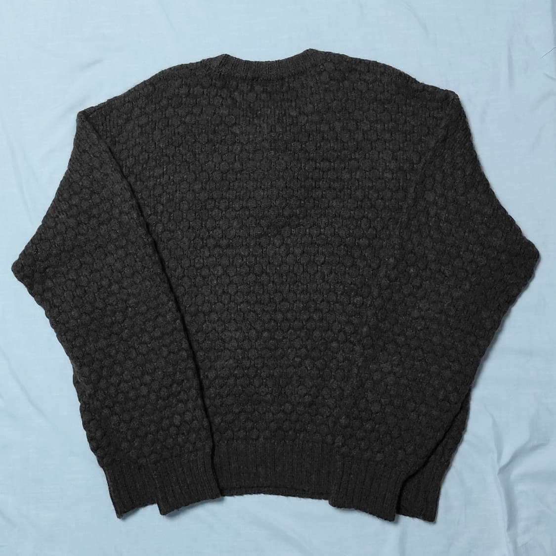 [3L/울100%] 맥그리거 빈티지 헨리넥 패치 니트 (Brown) 상품이미지8