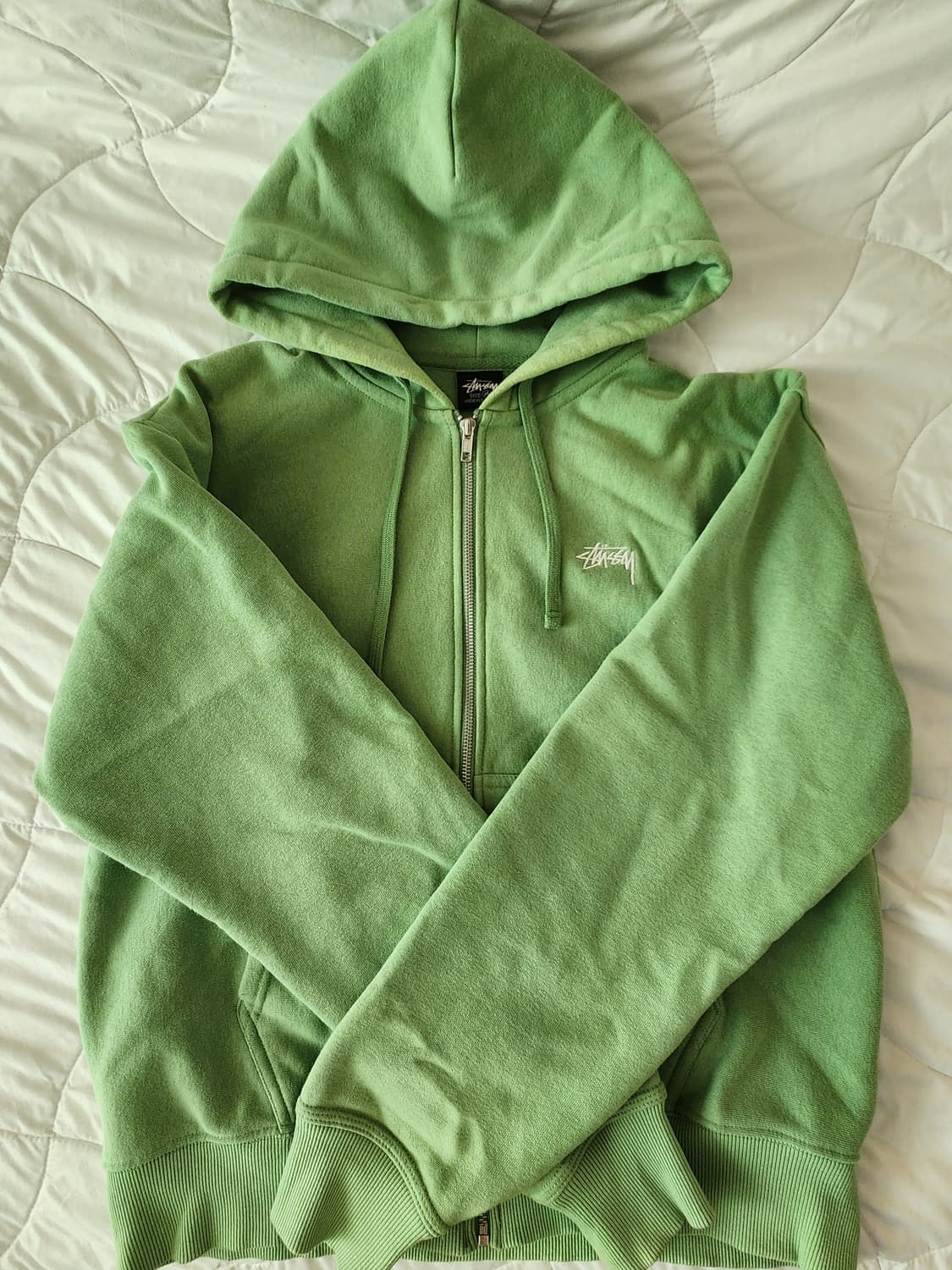 스투시 스탁 로고 후드집업 상품이미지10