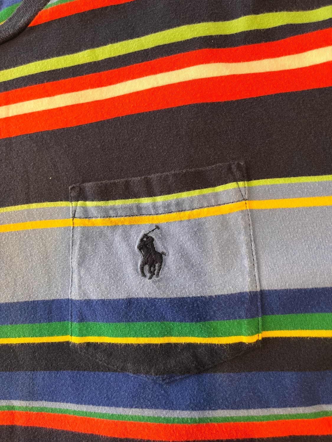 폴로 랄프로렌 멀티 스트라이프 반팔 티셔츠 상품이미지5