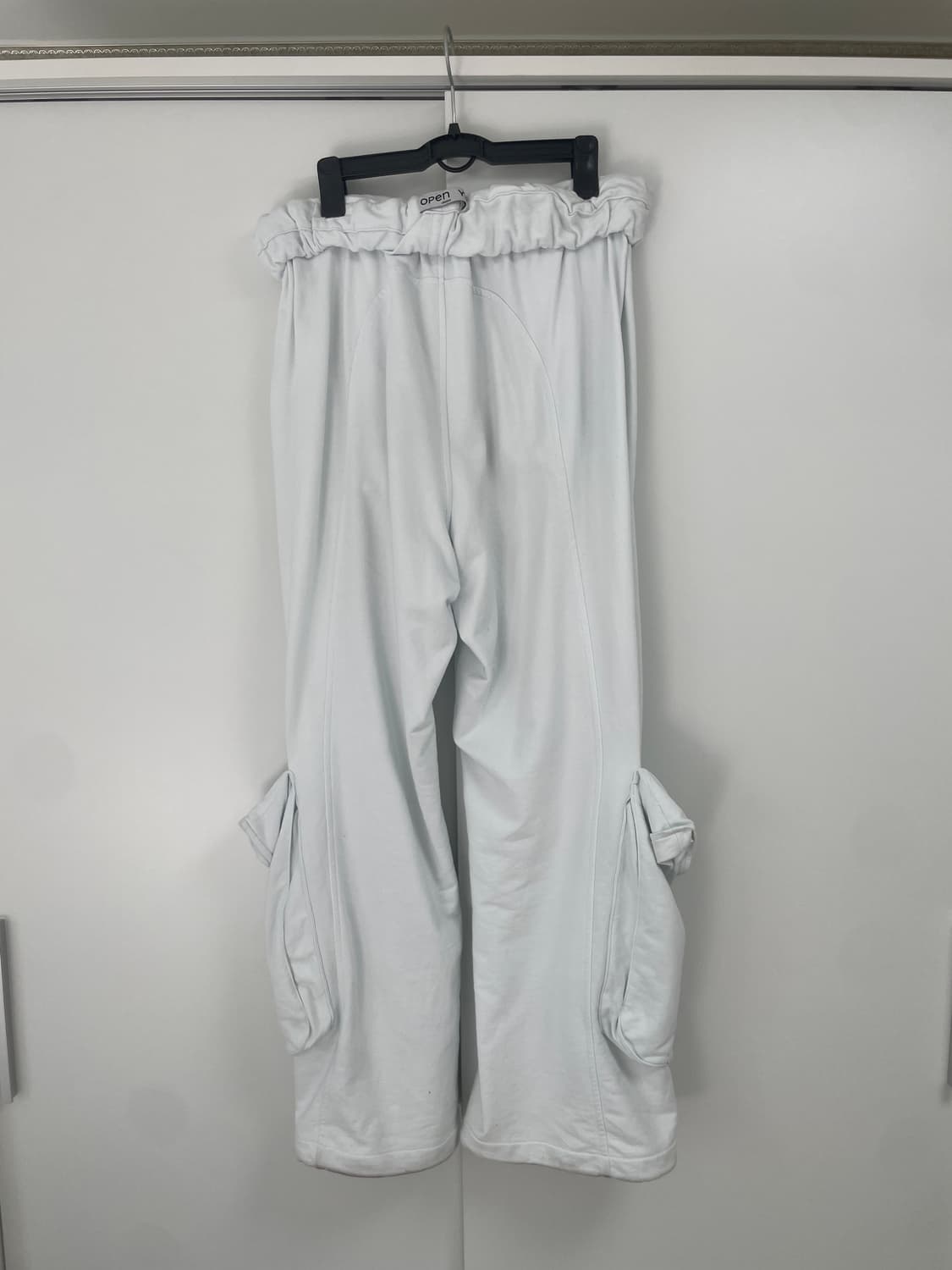 Open Yy Rolled Waist Sweat Cargo Pants 상품이미지4