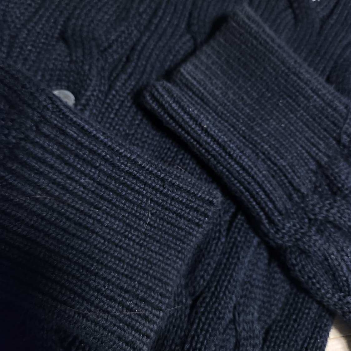 폴로 랄프로렌 네이비 꽈배기 가디건 상품이미지5