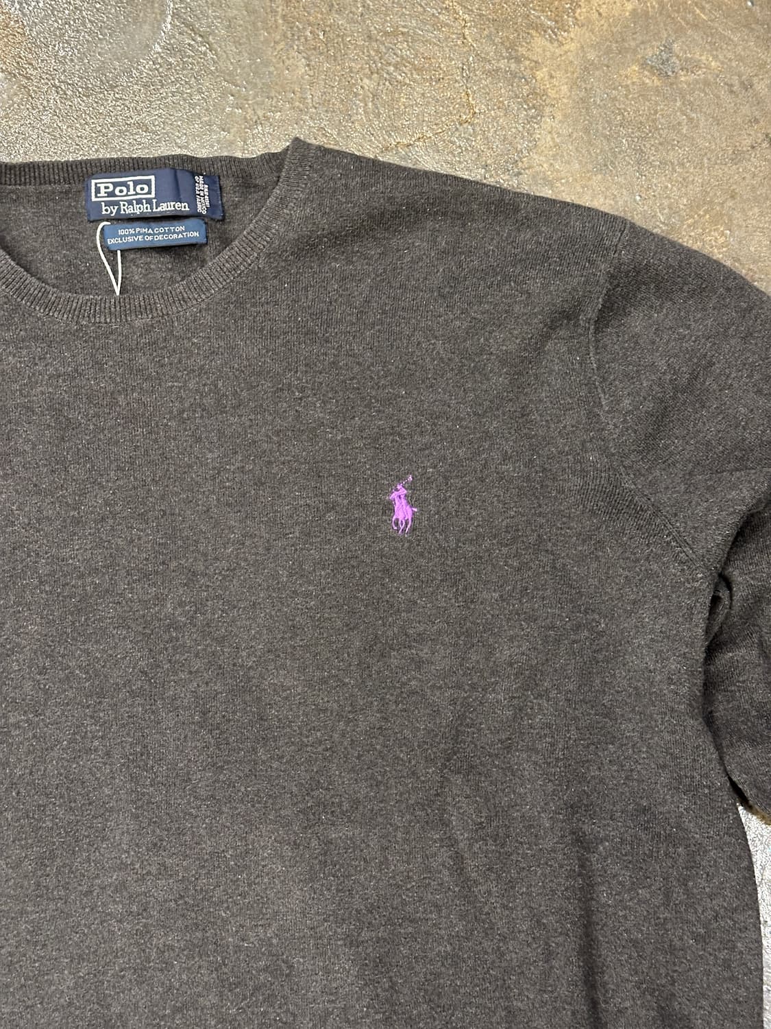 폴로 랄프로렌 니트 차콜 L 상품이미지3