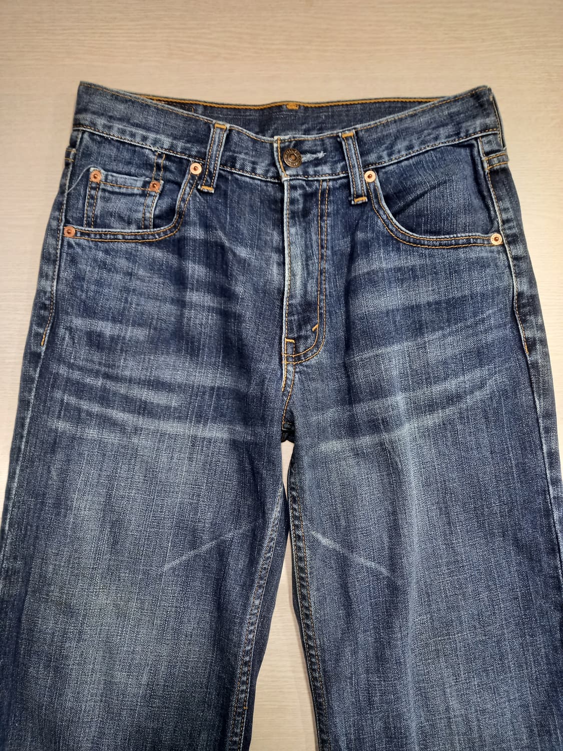 27-28 리바이스OT221 오렌지탭 워싱 스판 세미와이드진 27-605 상품이미지3