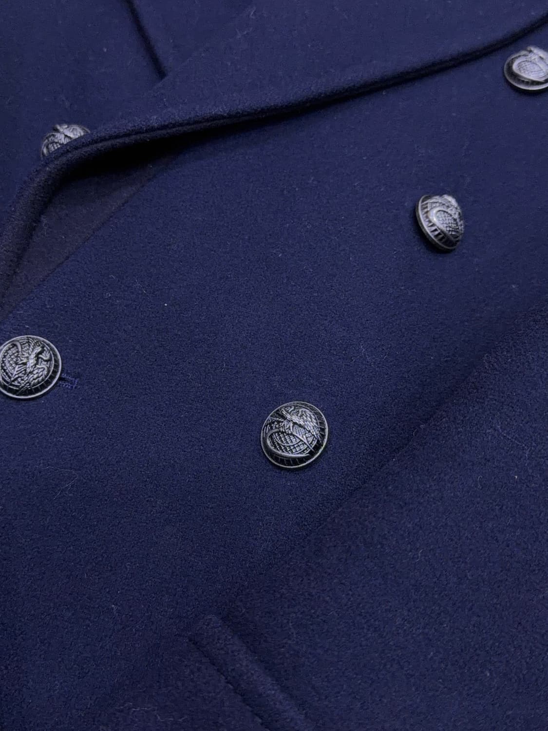 시스템옴므 울 캐시미어 이태리 더블 블레스트 코트 자켓 95 상품이미지7