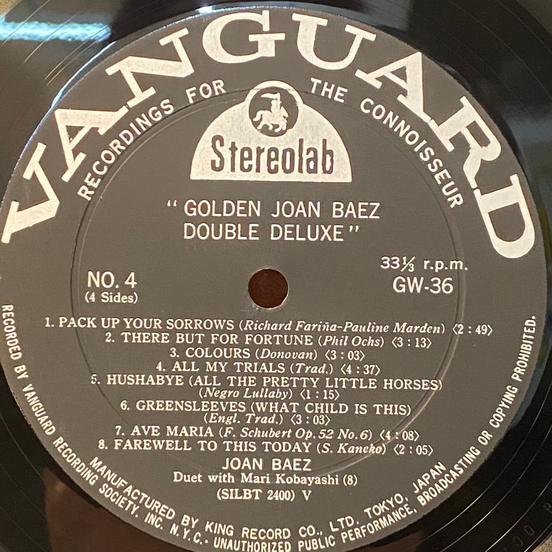 (LP) Joan Baez - Golden Joan Baez 상품이미지7