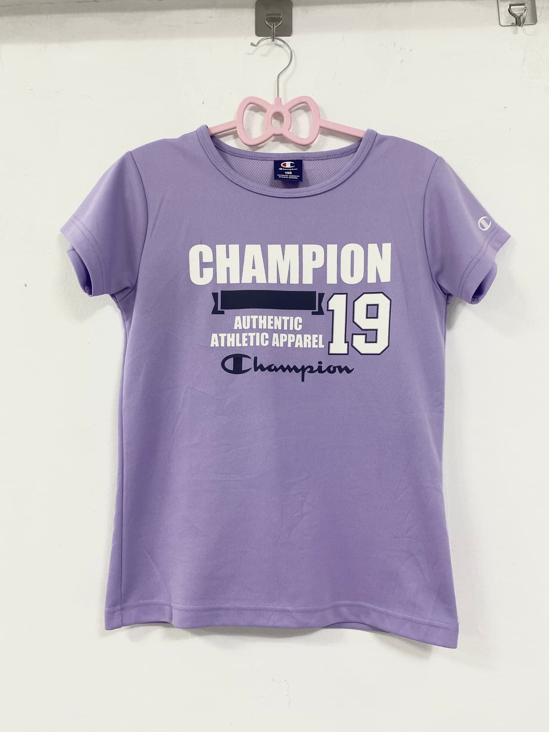 CHAMPION AUTHENTIC PURPLE T-SHIRT 상품이미지2
