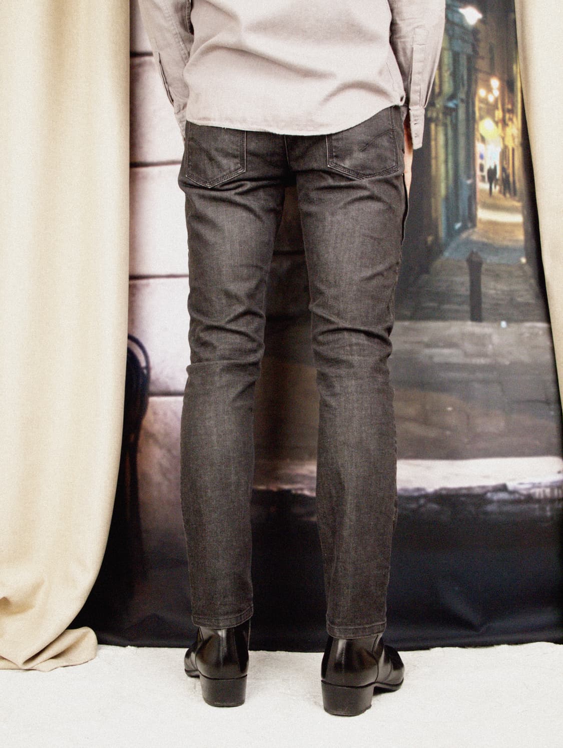 Side Pocket Skinny Denim Jeans 상품이미지3
