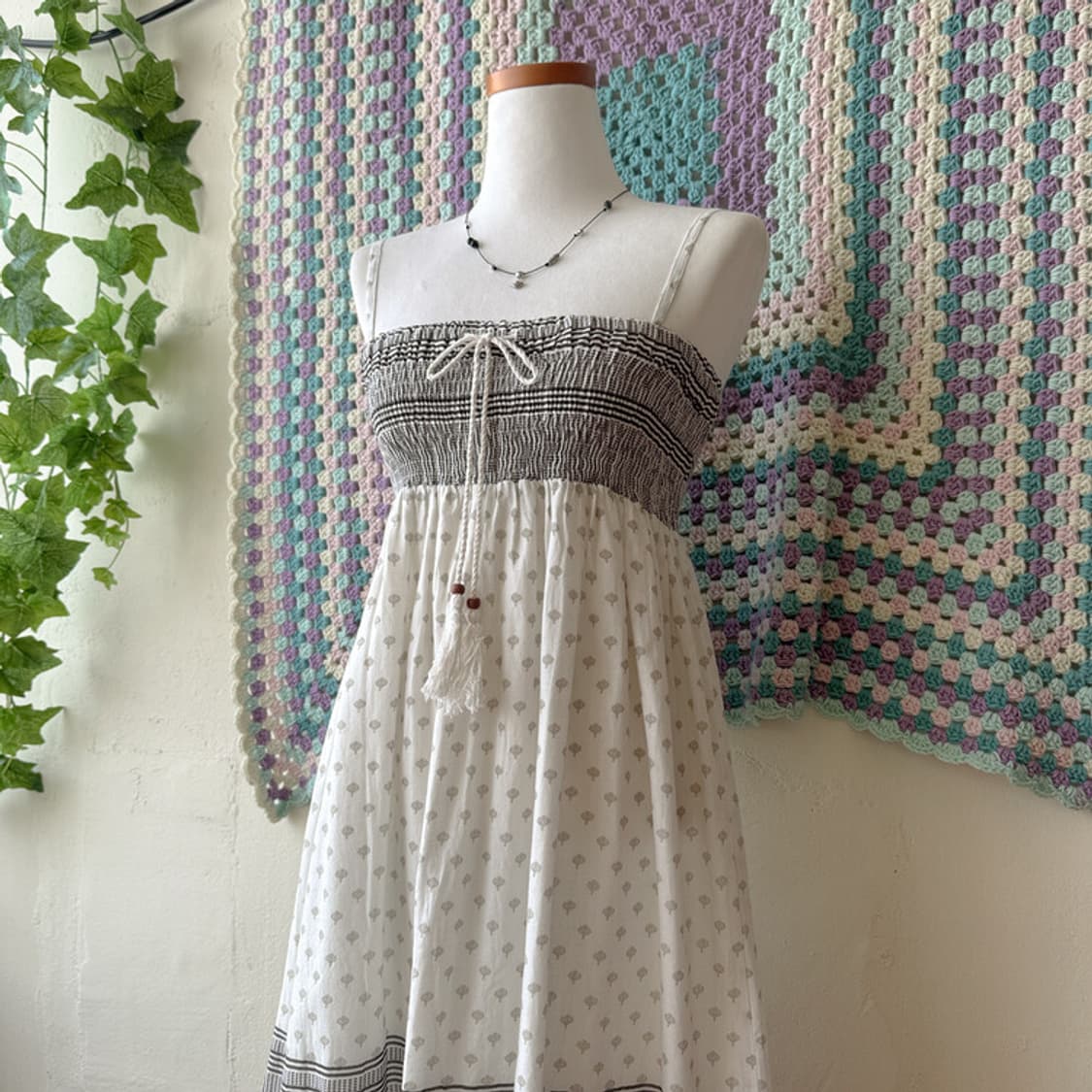 셀니빈티지 코지 원피스 스커트 투웨이 상품이미지4