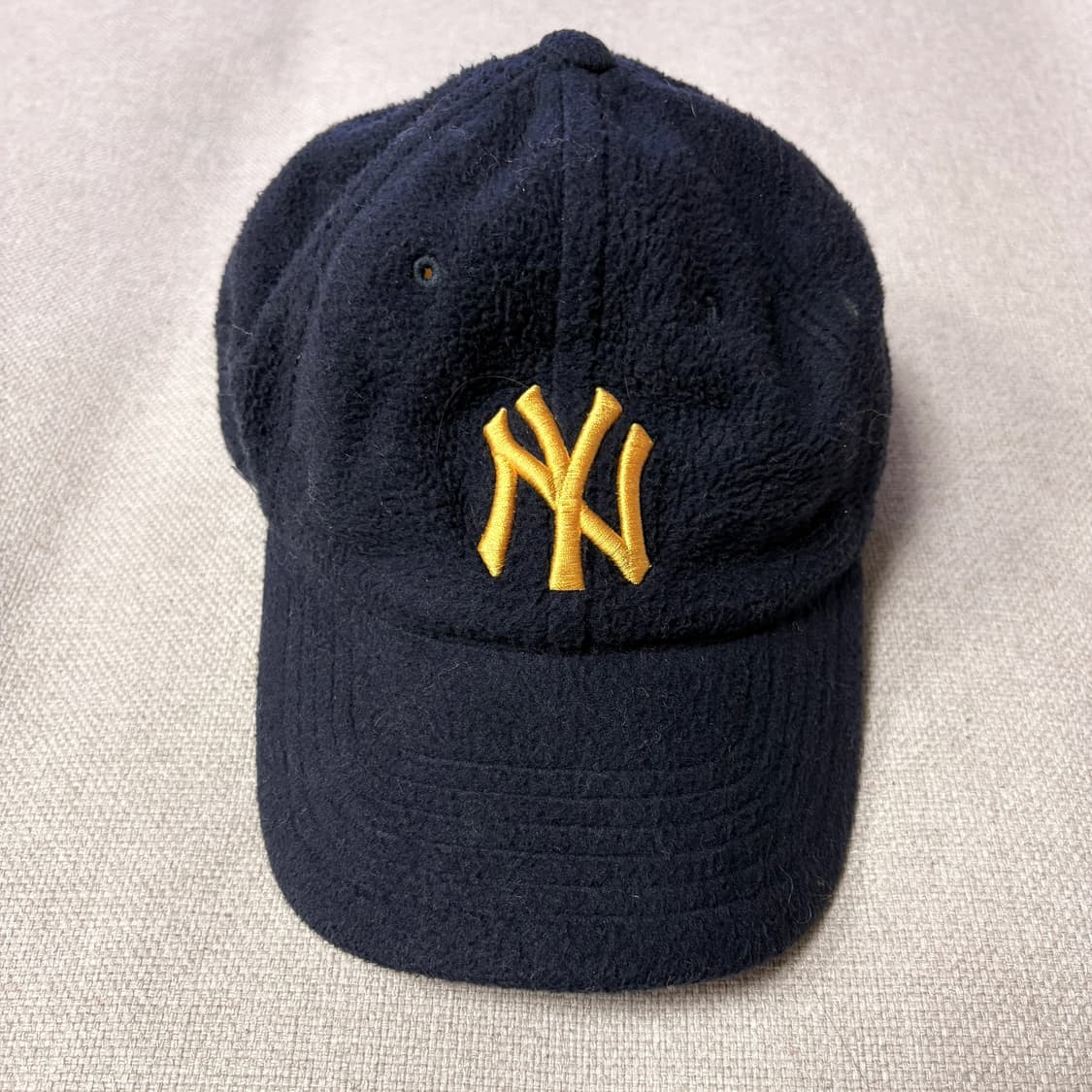 (이체시에눌) MLB 뉴욕 양키스 네이비 플리스 볼캡 상품이미지1